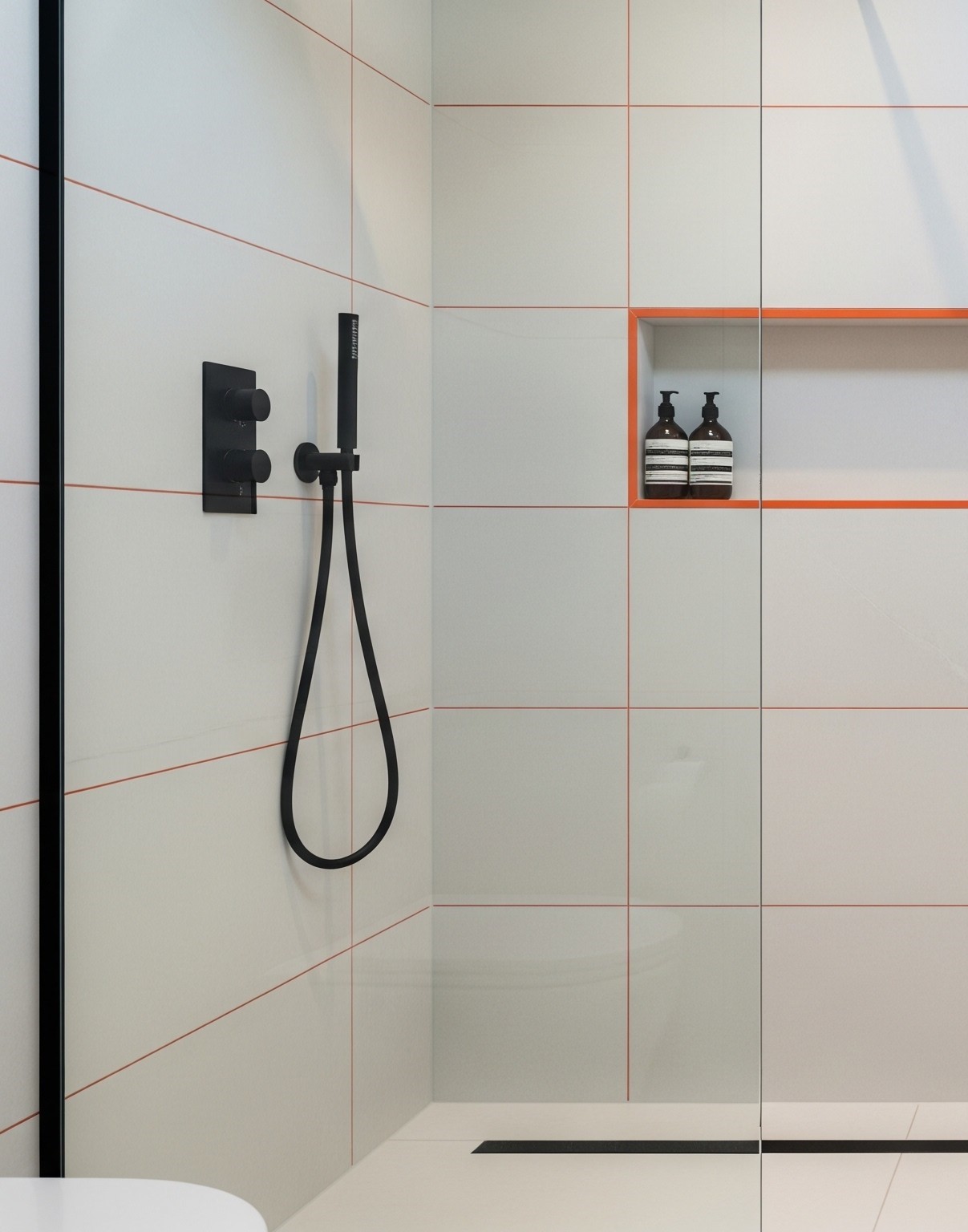 Premium bathroom detail